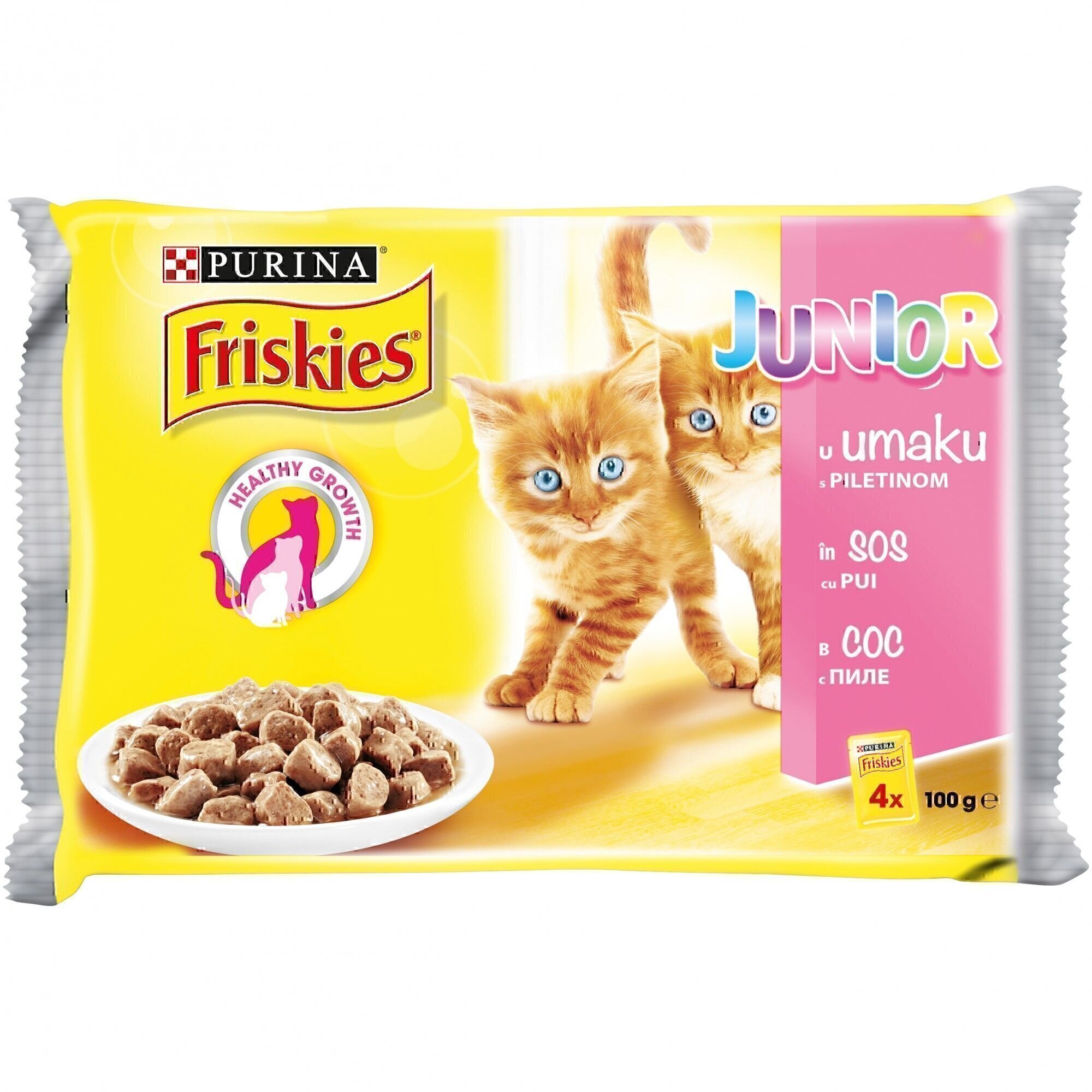 Пауч FRISKIES Junior 4х85 гр - Зоомаг.бг