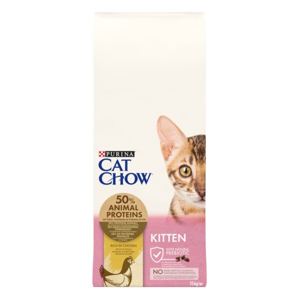 zoomag.bg Суха храна за котки Cat Chow Kitten 15кг
