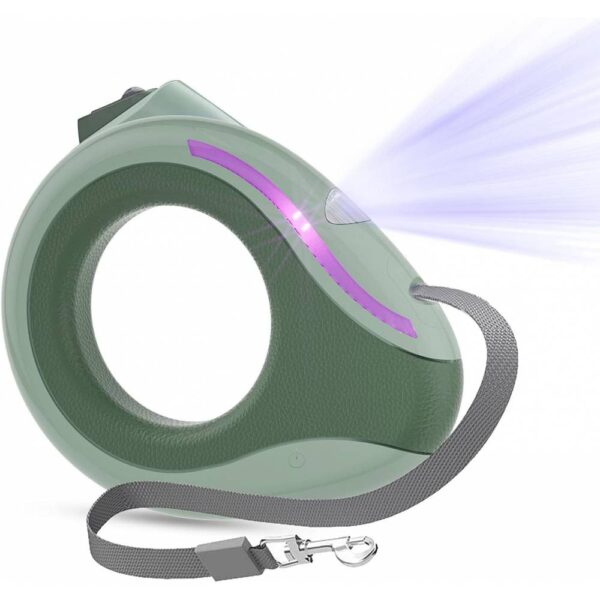 ZooMag.bg Автоматичен повод HANDSFREE, лента 3 м, до 20 кг, с LED фенерче , USB кабел