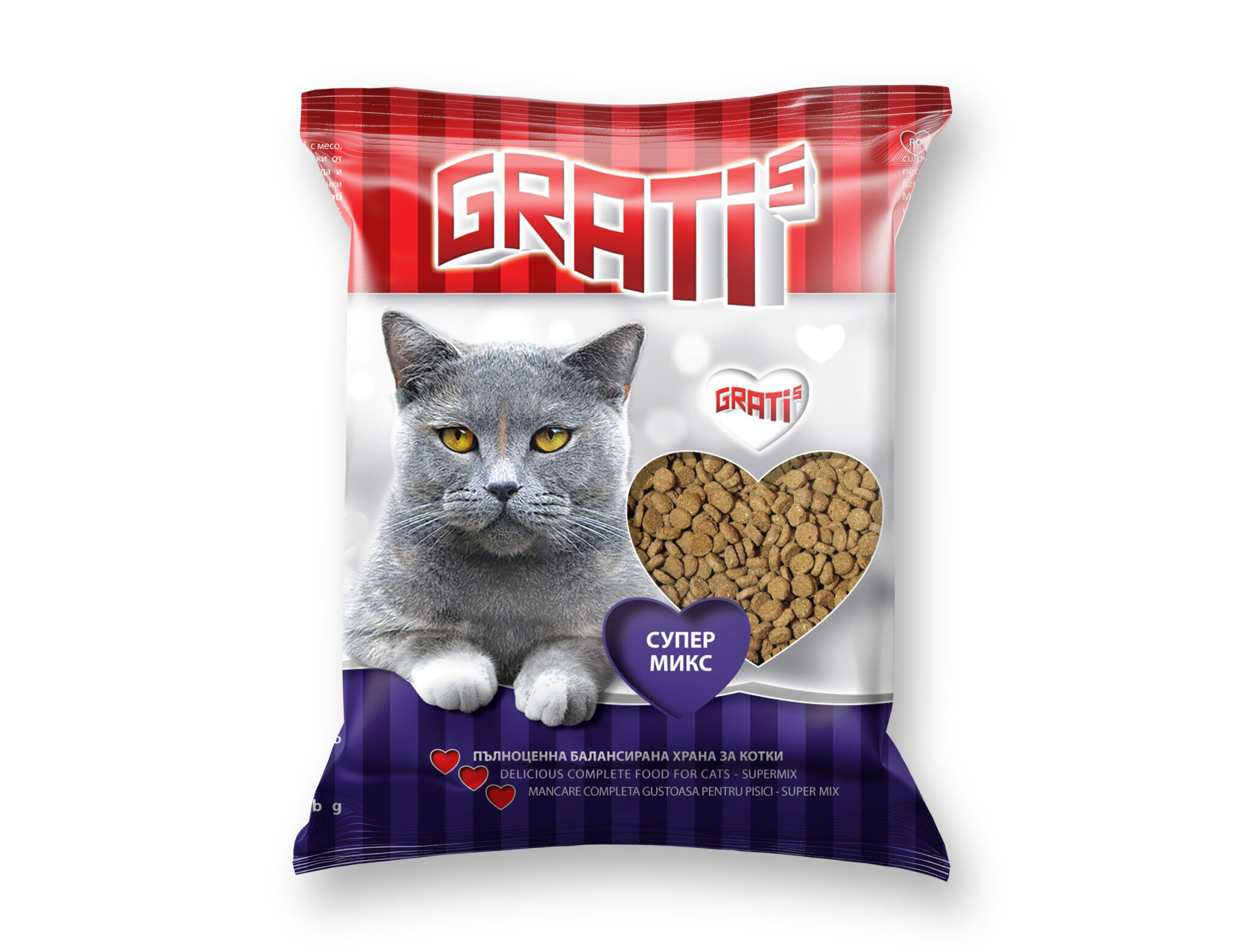 Храна за котки „GRATI’S“ 400гр - Зоомаг.бг