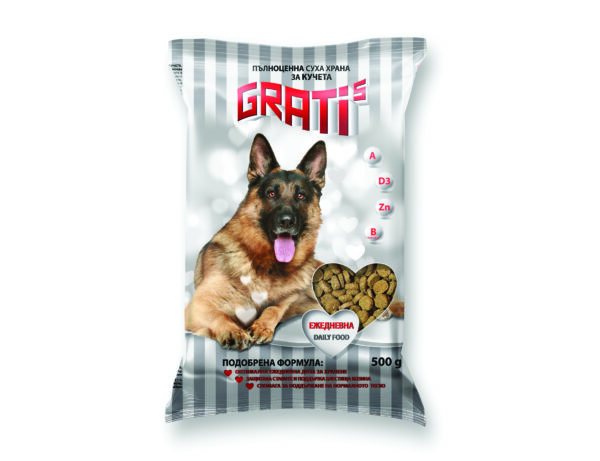zoomag.bg - Grati’s Храна за кучета в зряла възраст с пиле 500гр