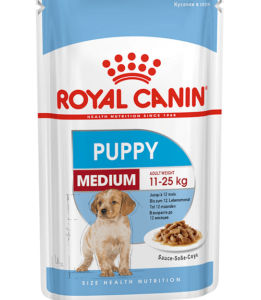 zoomag.bg Royal Canin Medium Puppy пауч за подрастващи кучета от средни породи 140 гр