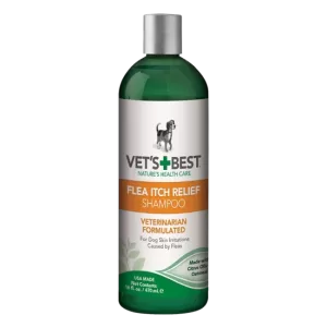 zoomag.bg Vet's Best Flea Itch Relief Shampoo шампоан за облекчаване при ухапвания от бълхи, 470 мл