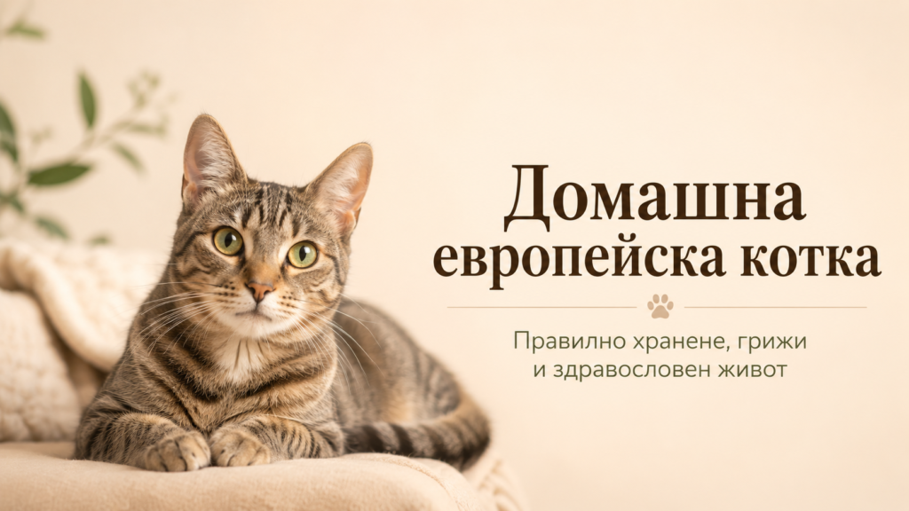Правилно хранене на домашна котка