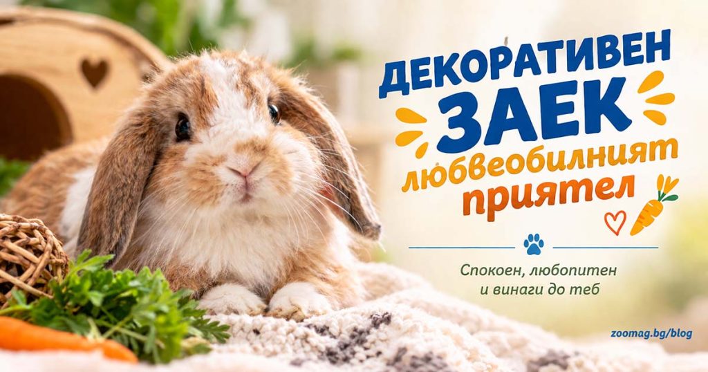 Декоративен заек - любвеобилният приятел. Научете повече за хранене и отглеждане на декоративен заек - zoomag.bg