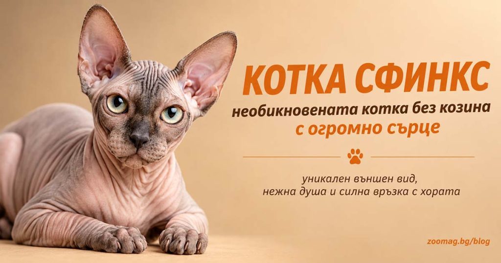 Котка порода Сфинкс. Научете повече за този страхотен, домашен любимец - zoomag.bg