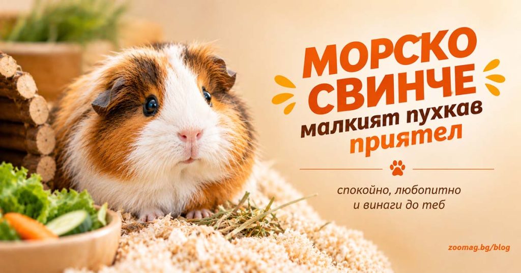 морско свинче - малкият пухкав приятел - zoomag.bg